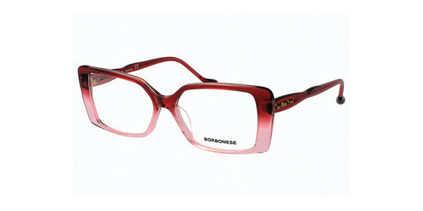 Borbonese™ Deva COL 05 - Rectangular Shape - Pink Women Eyeglass