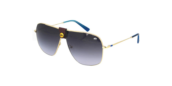 La Martina™ MAS120 COL 10 - Rectangular Shape - Gold Men Sunglass