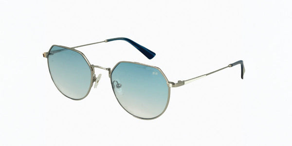 La Martina™ MAS125 COL 08 - Irregular Shape - Silver Women Sunglass