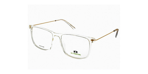 La Martina™ MAV731 COL 03 - Rectangular Shape - Crystal Men Eyeglass