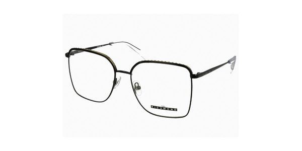 John Richmond™ RIV124 COL 14 - Rectangular Shape - Gold on Black Women Eyeglass
