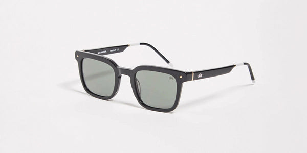 La Martina™ MAS104 COL 00 - Square Shape - Black Unisex Sunglass