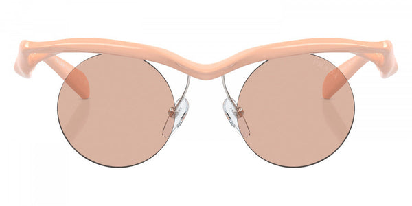 Prada PR A18S 18Q4I2 43 - Peach - Semi Rimless - Unisex