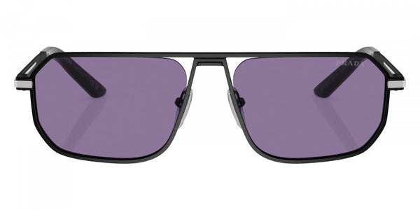 Prada™ PR A53S 1BO05Q 59 - Matte Black - Mirrored