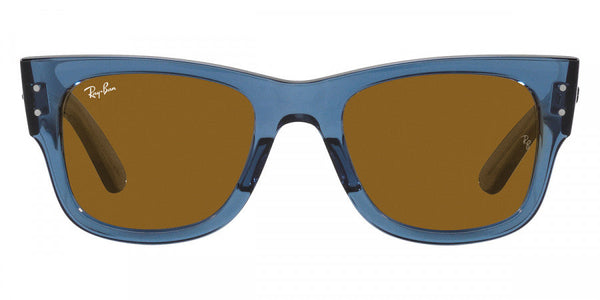Ray-Ban™ Mega Wayfarer RB0840S 668073 51 - Transparent Blue - Unisex