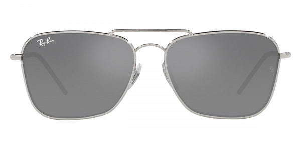 Ray-Ban™ Caravan Reverse RBR0102S 003GS 58 - Silver - Unisex - Mirrored