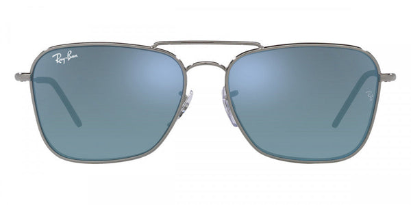 Ray-Ban™ Caravan Reverse RBR0102S 004GA 58 - Gunmetal - Unisex - Mirrored